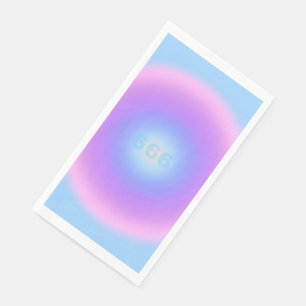 Angel Number 666 Reflect - Angel Numbers Gradient  Napkin