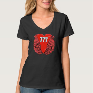 Angel Number 777 Sacred Geometry Spiritual Awakeni T-Shirt