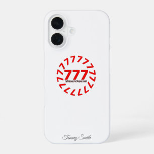 Angel Number 777 – Spiritual Growth & Luck iPhone 16 Case