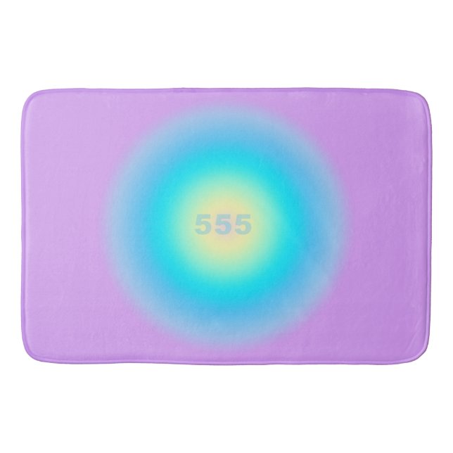 Angel Numbers 555 - New Beginnings  Bath Mat (Front)