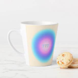 Angel Numbers 777 - Good Fortune Latte Mug