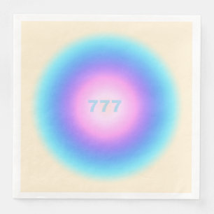 Angel Numbers 777 - Good Fortune Napkin