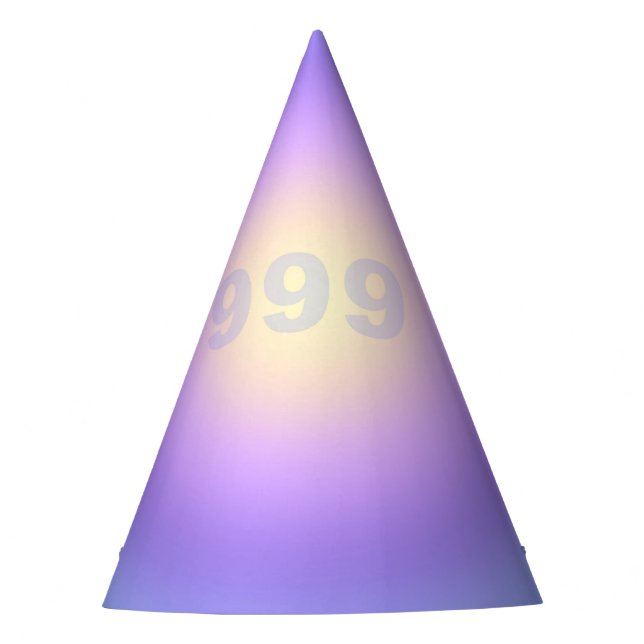 Angel Numbers 999 - Step Outside Your Comfort Zone Party Hat (Front)