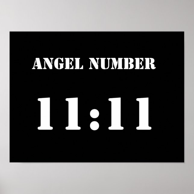 Angel Numbers Poster (Front)