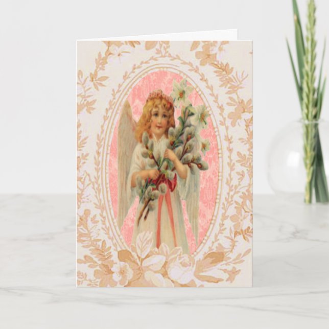 Angel Of Beauty Easter Card (Front)