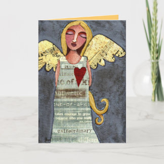 Angel of Courage - all-occasion greeting card