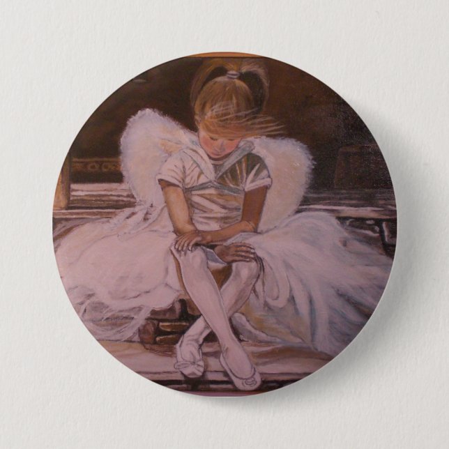 Angel of Dance 7.5 Cm Round Badge (Front)
