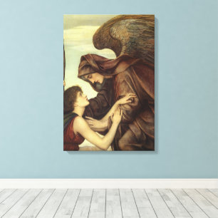 Angel of Death by Evelyn De Morgan Canvas Print