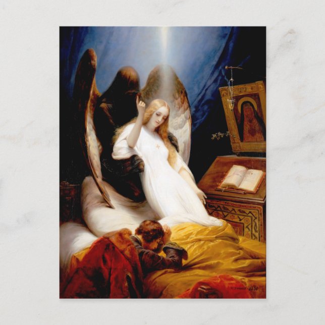 Angel of Death by Horace Vernet (1851) Postcard (Front)