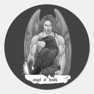 Angel Of Death Classic Round Sticker