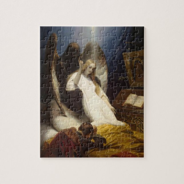 Angel of Death (Going to Heaven) (Horace Vernet) Jigsaw Puzzle (Vertical)