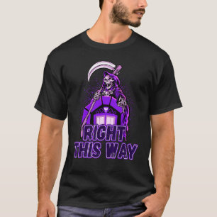 Angel Of Death Grim Reaper Scary Halloween Occult  T-Shirt