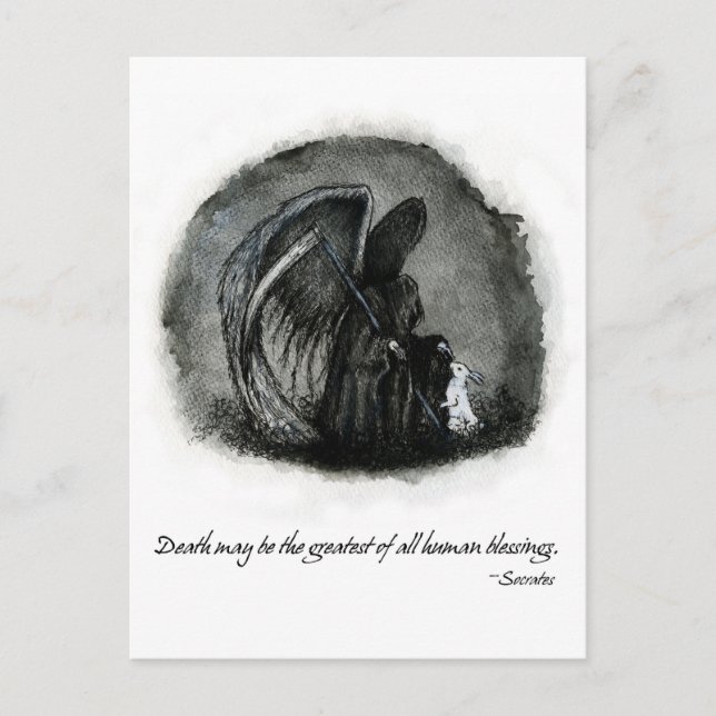 ANGEL OF DEATH POSTCARD (Front)