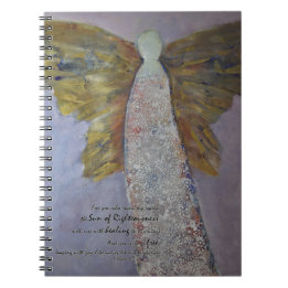 Angel of Healing Spiral Notebook