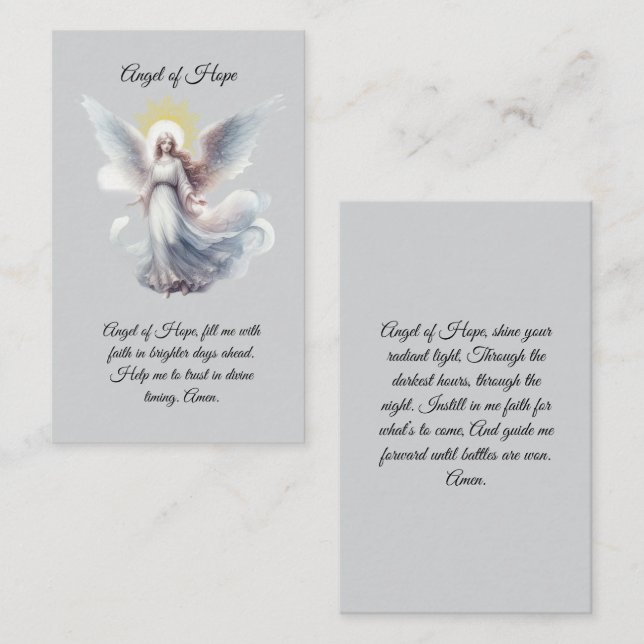 Angel of Hope Prayer Card (Front/Back)