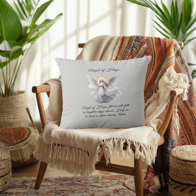 Angel of Hope Prayer  Cushion (Creator Uploaded)