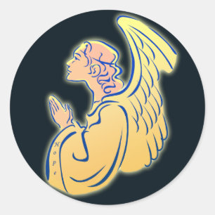 Angel Of Hope Stickers