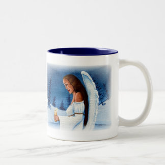 "Angel of Hope" Two-Tone Coffee Mug