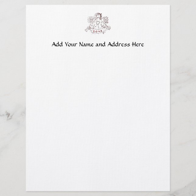 Angel of Love Letterhead Design (Front)