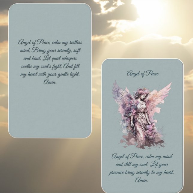 Angel of Peace Prayer Card (Creator Uploaded)