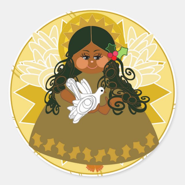 Angel of Peace Sticker (Front)