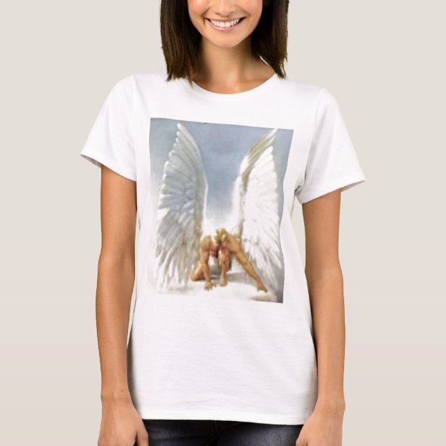 Angel of Protection Pic personalise back of tshirt (Front)