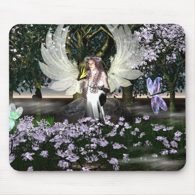Angel of Thankfulness Mouse Pad (Front)