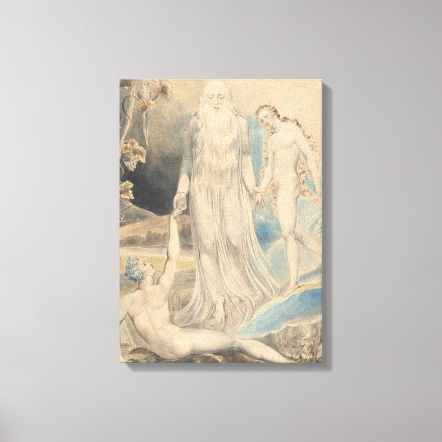 Angel of the Divine Presence Bringing Eve to Adam Canvas Print (Front)