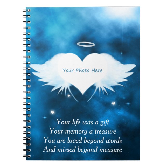 Angel of the HeartCustom Photo Notebook (Front)