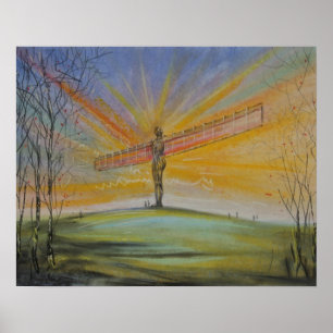 Angel Of The North Printer/Poster Poster