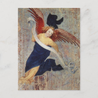 Angel of the Visitation  by Broederlam Postcard