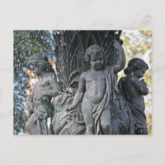 Angel of the Waters Fountain, Central Park Postcard