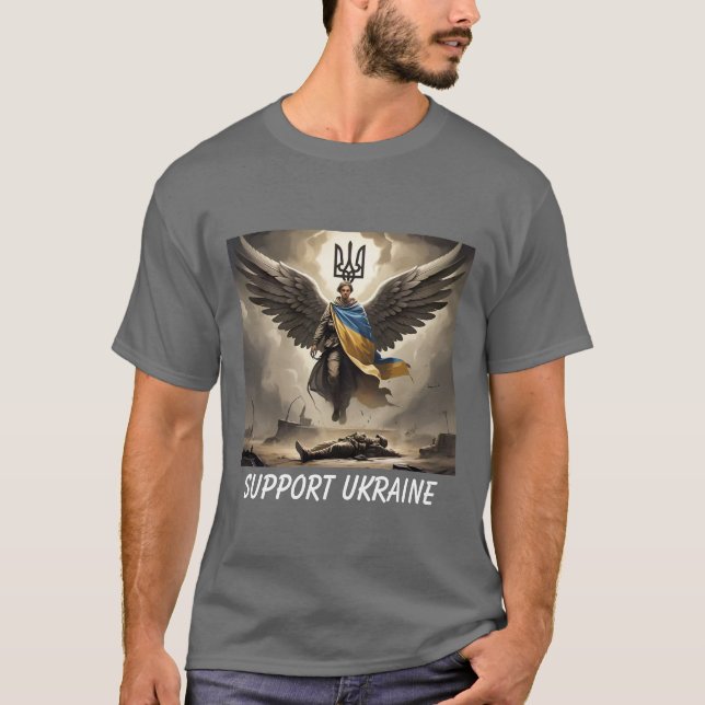 Angel of Ukraine Resilience United24 T-shirt  (Front)
