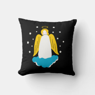 Angel on a cloud cushion