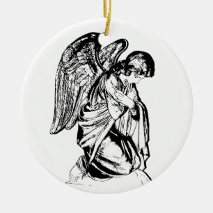 Angel on any colour ceramic tree decoration