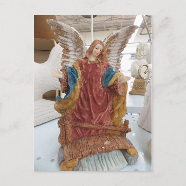 Angel On Bridge Postcard (Front)