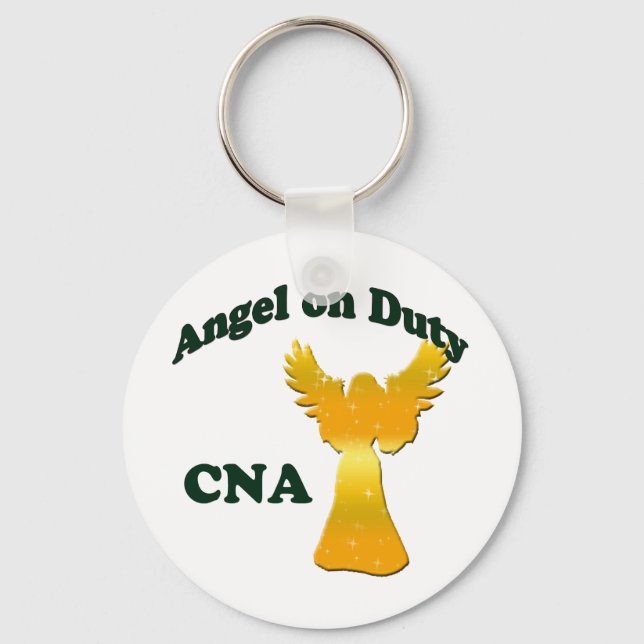 Angel on Duty Key Ring (Front)