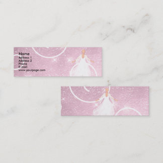 Angel on Pink Cloud Mini Business Card