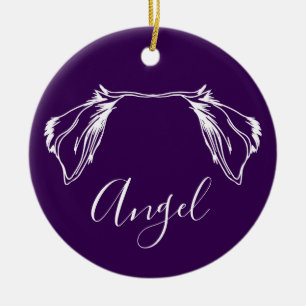 Angel Ornament (Paw Prints)