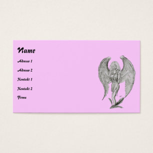 Angel pencil drawing Business Card