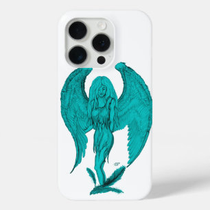 Angel , Pencil Drawing iPhone 15 Pro Case