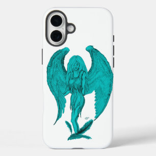 Angel , Pencil Drawing iPhone 16 Plus Case