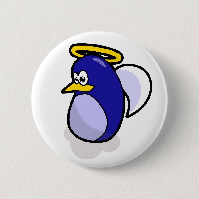 Angel penguin button (Front)