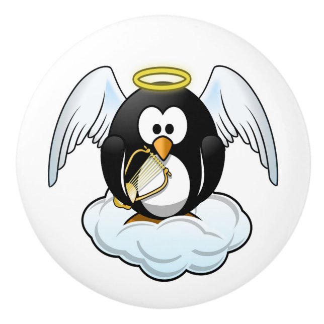 ANGEL PENGUIN CERAMIC KNOB (Front)