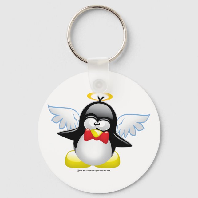 Angel Penguin Key Ring (Front)