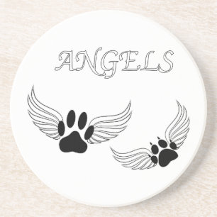 Angel Pet Paws Coaster