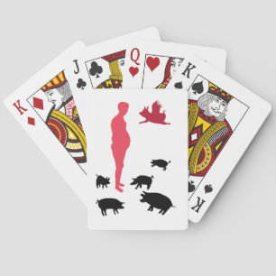 Angel Pgs Happy Meal Vegeterian Playing Cards