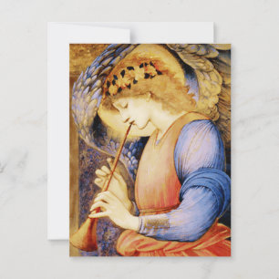 “Angel Playing a Flageolet” by Edward Burne Jones Postcard