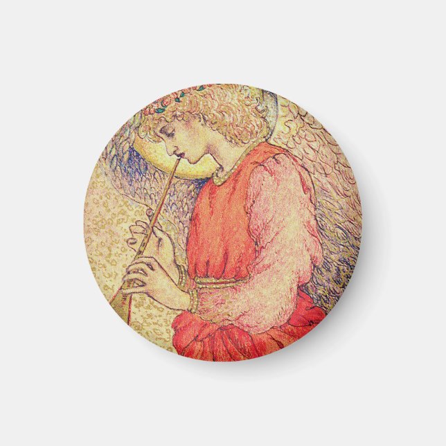 Angel Playing a Flageolet Magnet (Front)