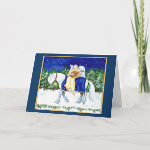 Angel playing a lute card